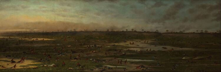 “Después de la Batalla de Curupaytí”, de Cándido López. 1893