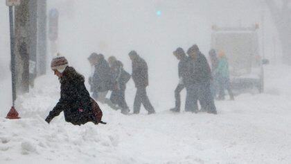 Las nevadas dejaron 11 muertos ya millones sin luz (Photo: AP)