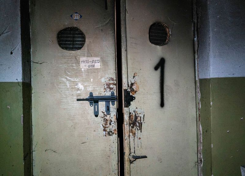 Un sótano de un edificio utilizado para torturas en Kherson (Reuters/archivo)