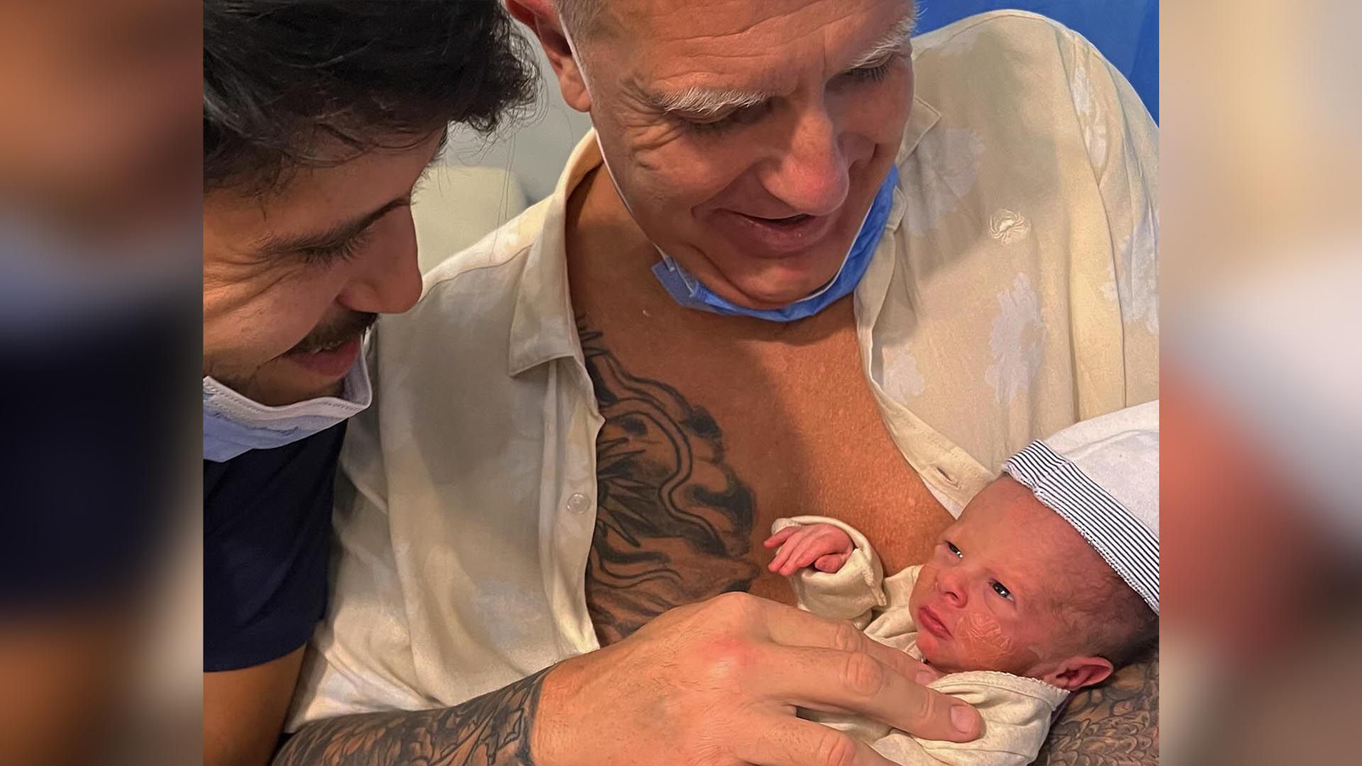 Alejandro Fantino mostró por primera vez a su bebé
