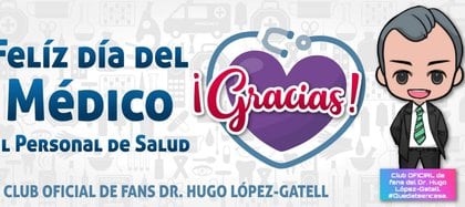 El club tiene más de 9,000 miembros que siguen al Dr. López-Gatell (Foto: Facebook/Club Oficial de Fans del Dr. López-Gatell)