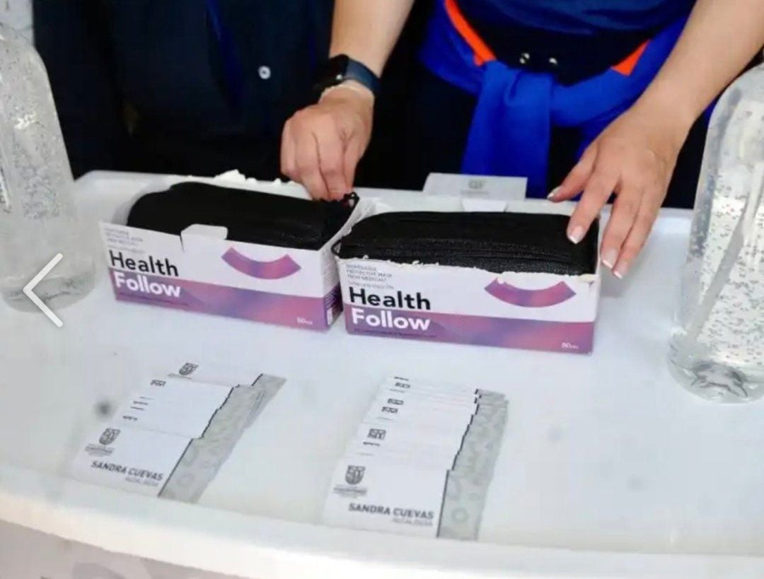 Das Büro des Bürgermeisters von Cuauhtémoc wird Beamte sanktionieren, die Masken mit Sandra Cuevas-Karten übergeben haben