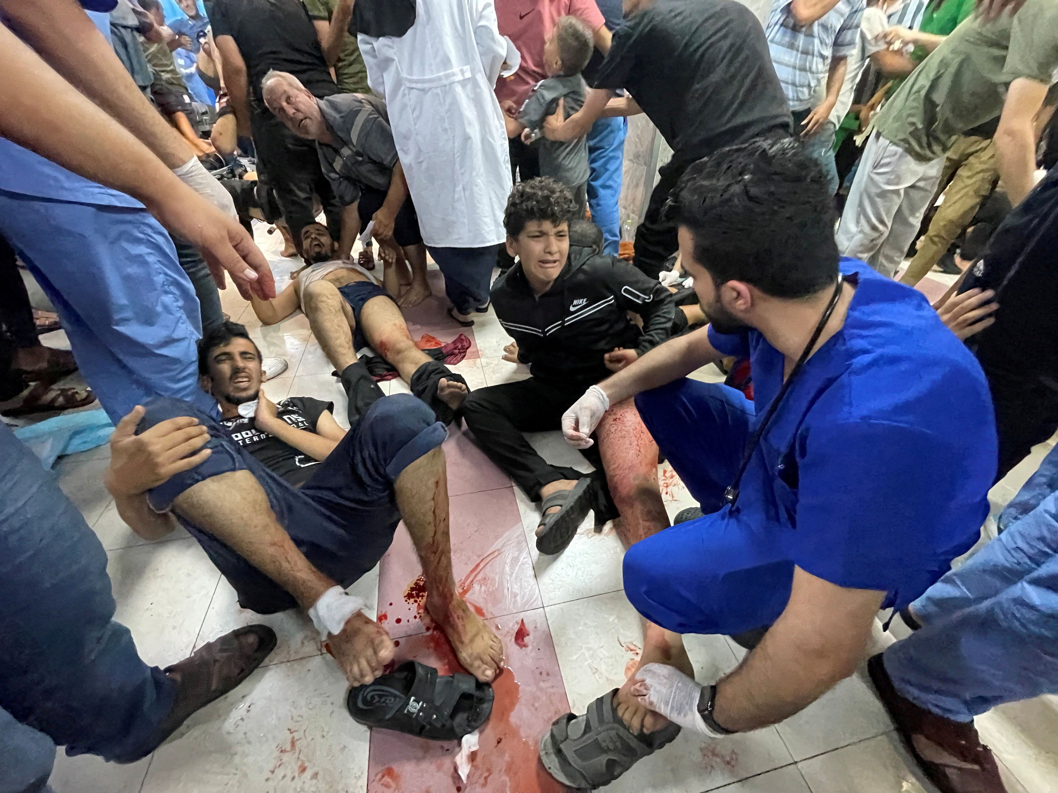 La ONU condenó el ataque contra una ambulancia en Gaza. (REUTERS/Mohammed Al-Masri)