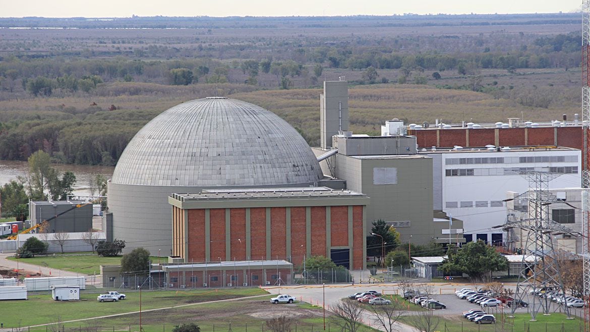 La Central Nuclear Atucha II que opera Nucleoeléctrica Argentina