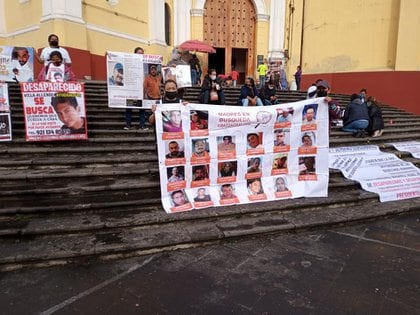 Before the crime, he attended a demonstration to demand resolution to the cases of disappeared in the entity (Photo: Facebook Mothers in Search Coatzacoalcos)