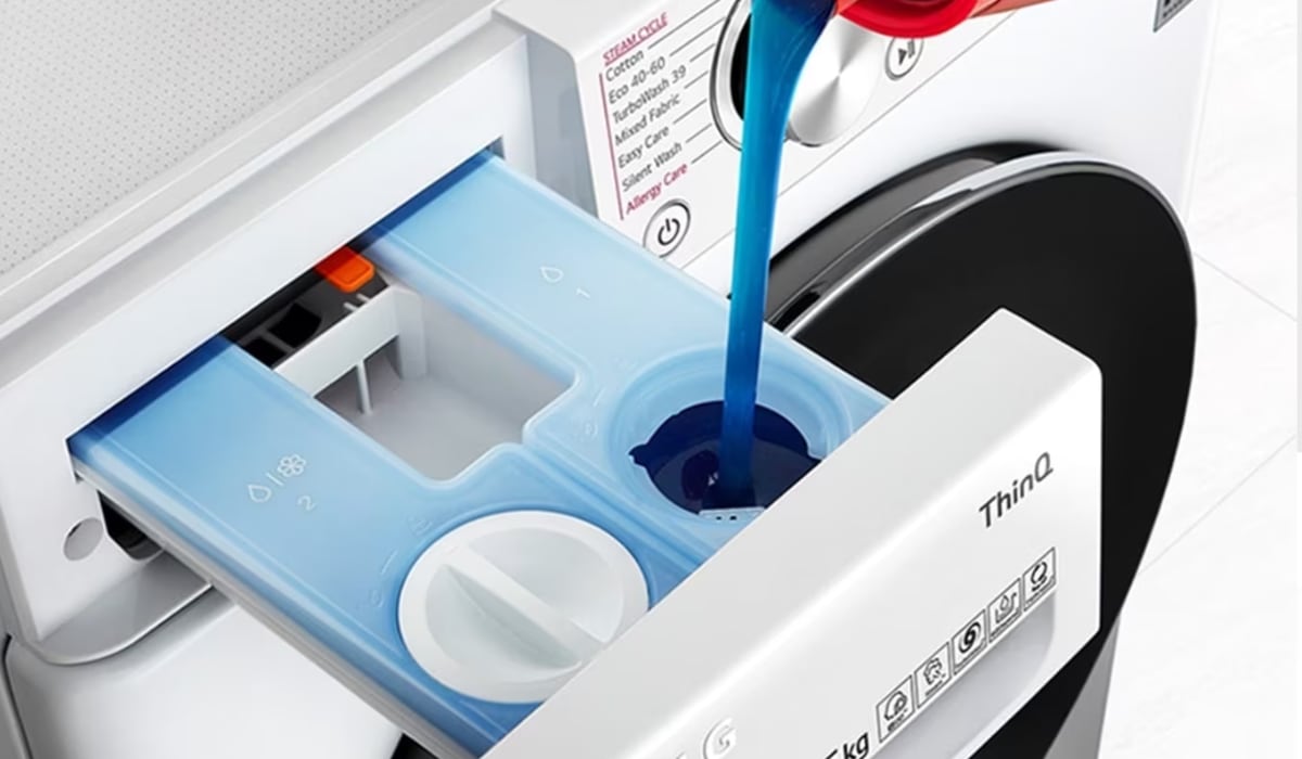 El detergente que se usa en la lavadora incide en su estado y en su tiempo de uso. (LG)