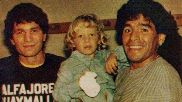 Maradona con Látigo Coggi