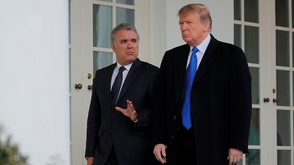 El presidente de Estados Unidos recibió meses atrás al presidente de Colombia Ivan Duque en la Casa Blanca (Reuters)