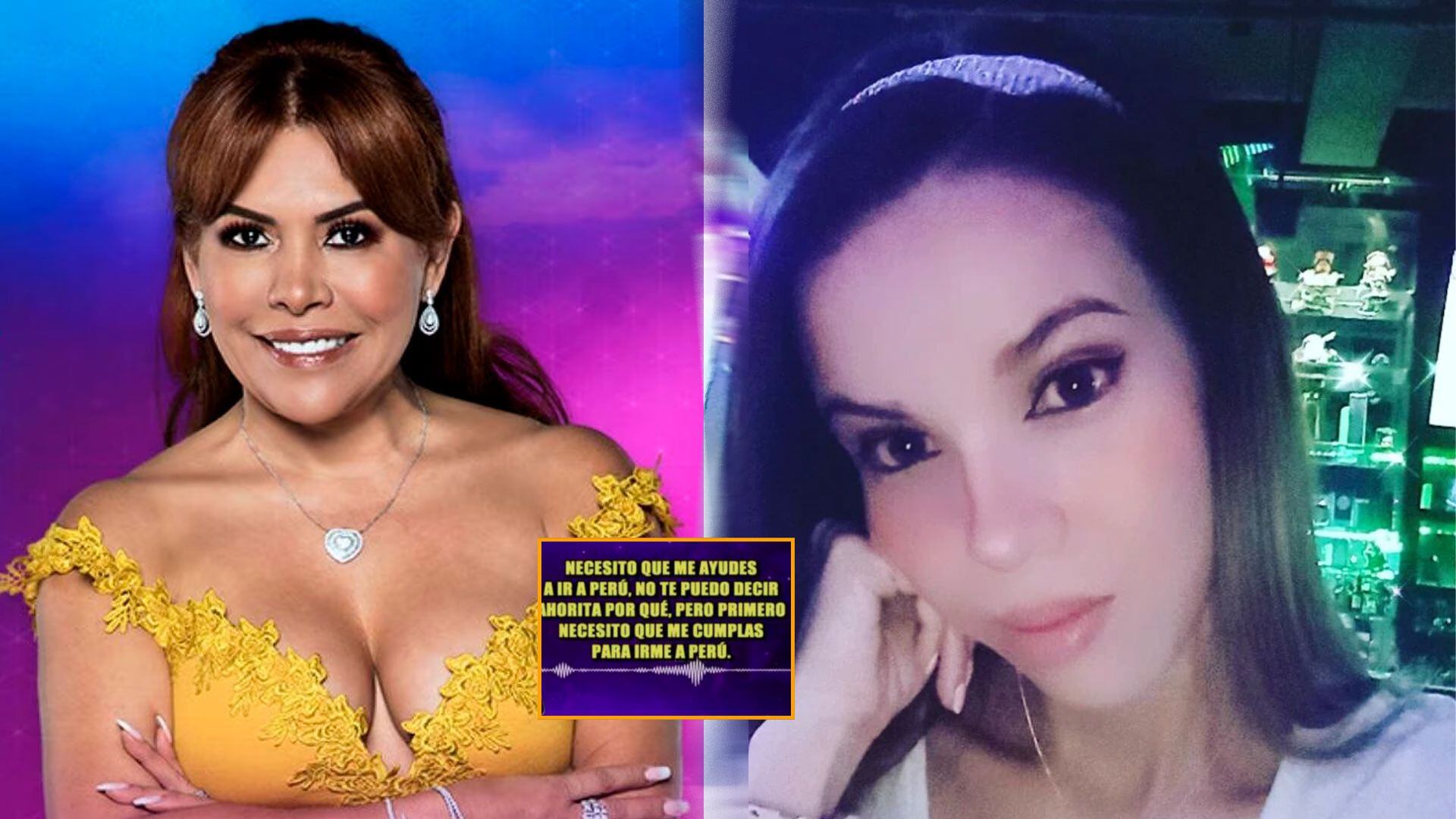 Magaly TV La Firme ayudará a Greissy Ortega a regresar a Perú(Composición: Infobae)