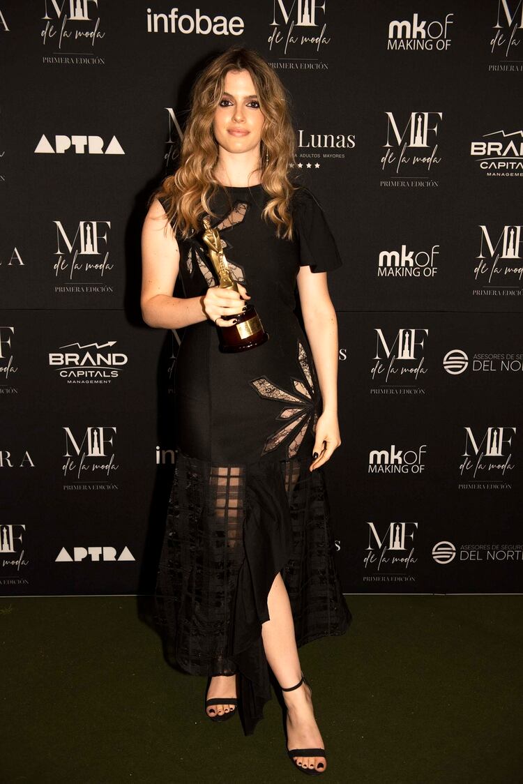 Chiara Parravicini recibió el premio de APTRA a la mejor cantante femenina 