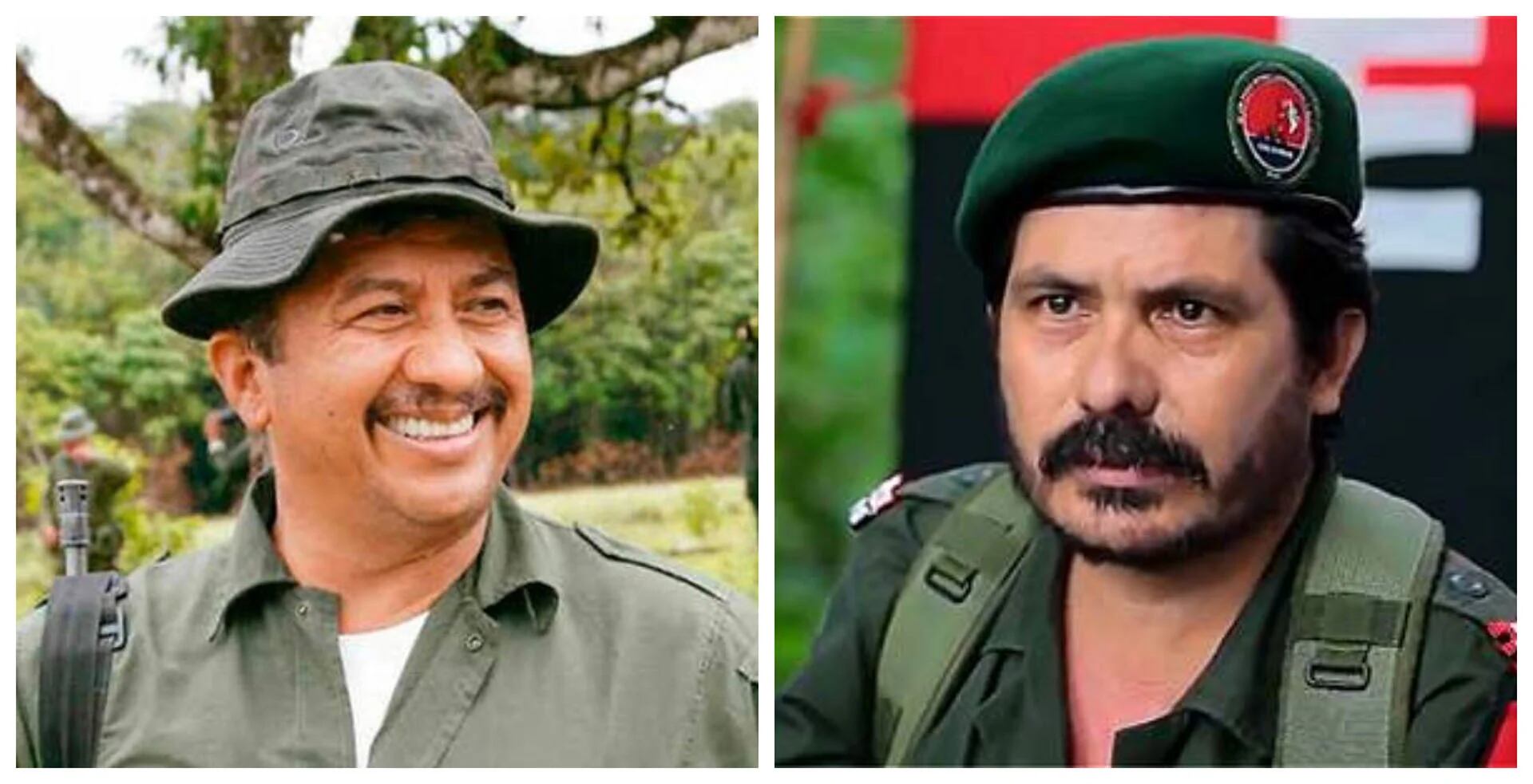 El cabecilla de las disidencias de las FARC, 'Gentil Duarte', y el cabecilla del ELN, 'Pablito'.