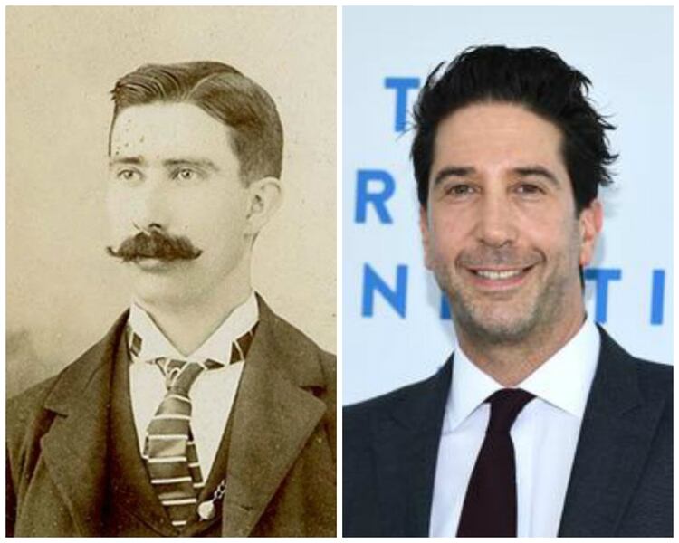 Hace un tiempo se supo que en 1800 vivió un hombre que a pesar de tener bigote tuvo rasgos idénticos a los del conocido por la serie de los 90 como Ross Geller. (Foto: especial)