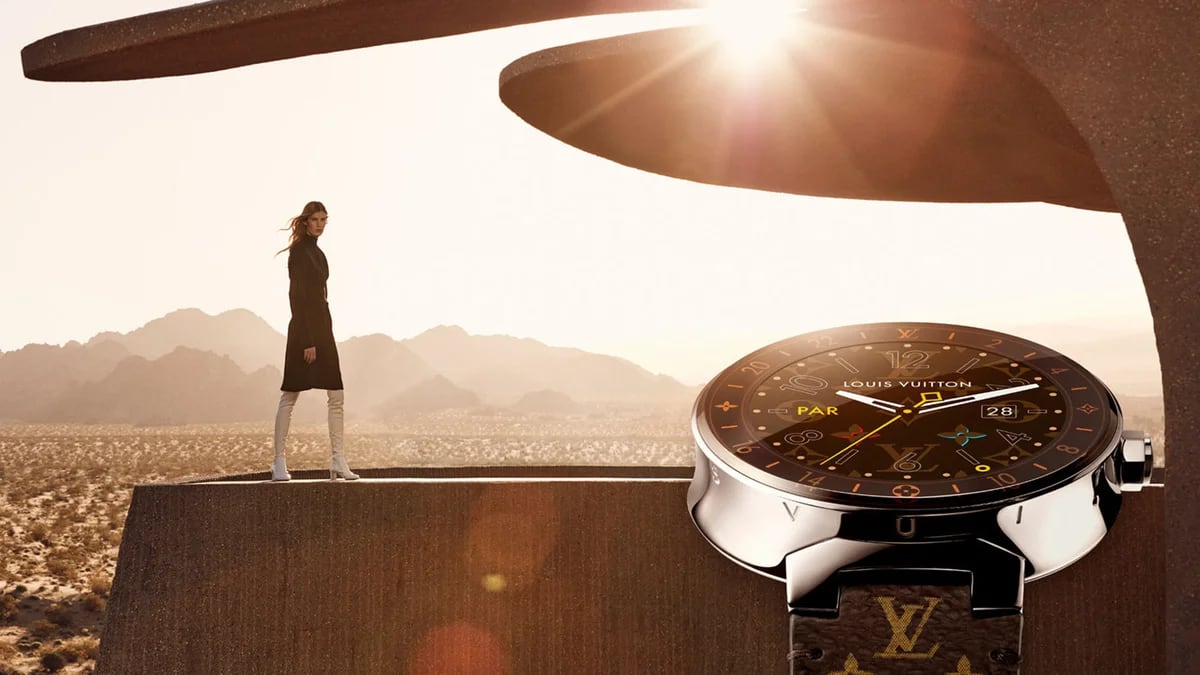Cómo es el lujoso reloj inteligente de Louis Vuitton - Infobae
