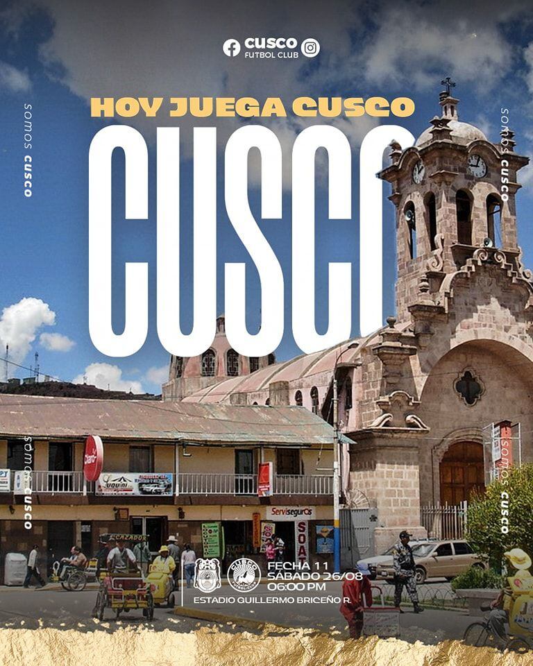 Cusco FC vs Binacional: promoción del club 'imperial' del duelo por Liga 1