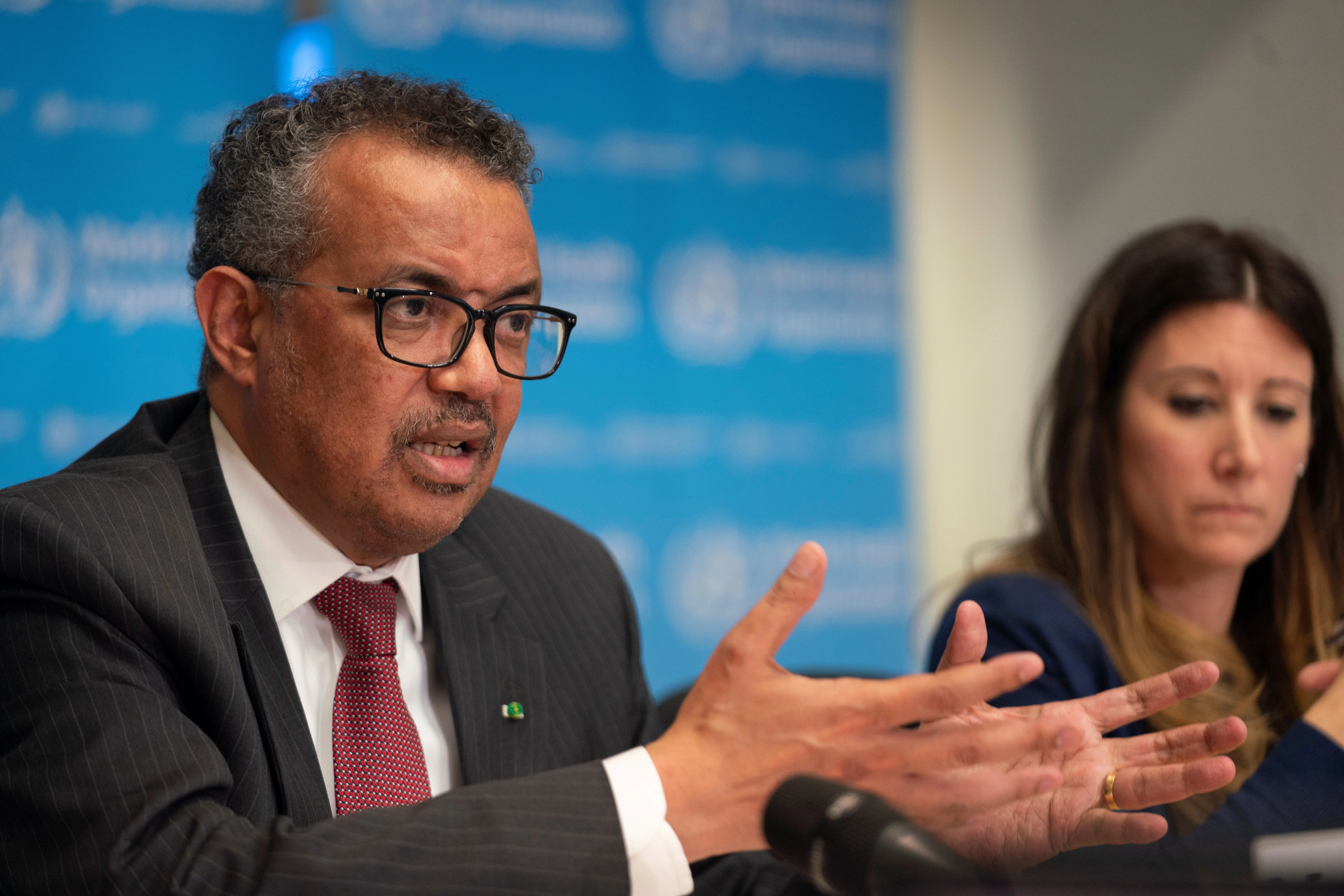 El director general de la Organización Mundial de la Salud (OMS), Tedros Adhanom Ghebreyesus, asiste a una conferencia de prensa sobre el brote de coronavirus (en una foto de archivo de Reuters)