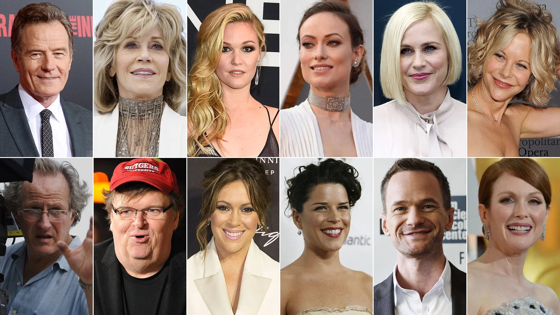 Algunas de las estrellas de Hollywood que firmaron el duro manifiesto contra Donald Trump