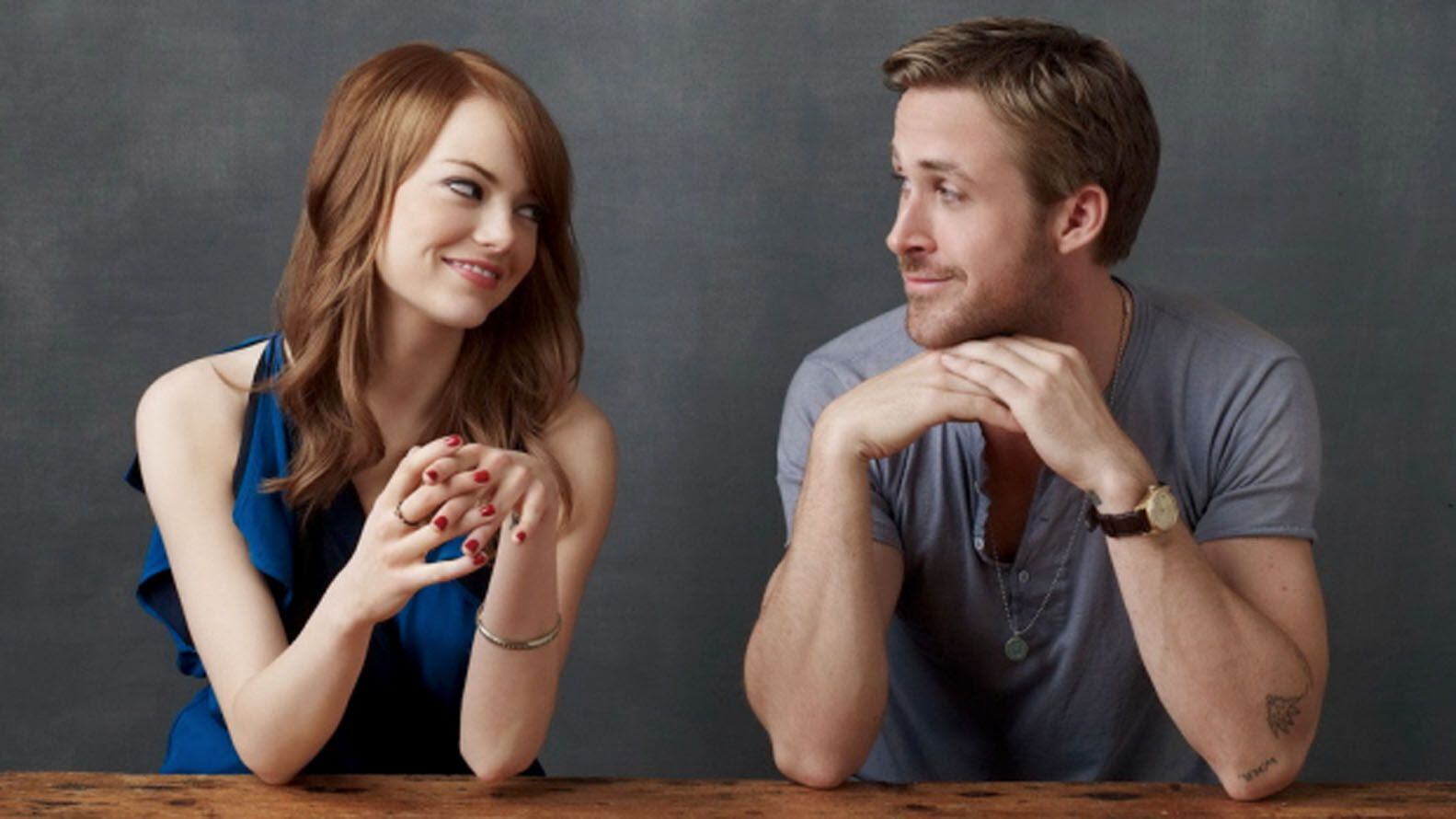 Emma Stone y Ryan Gosling en La La Land