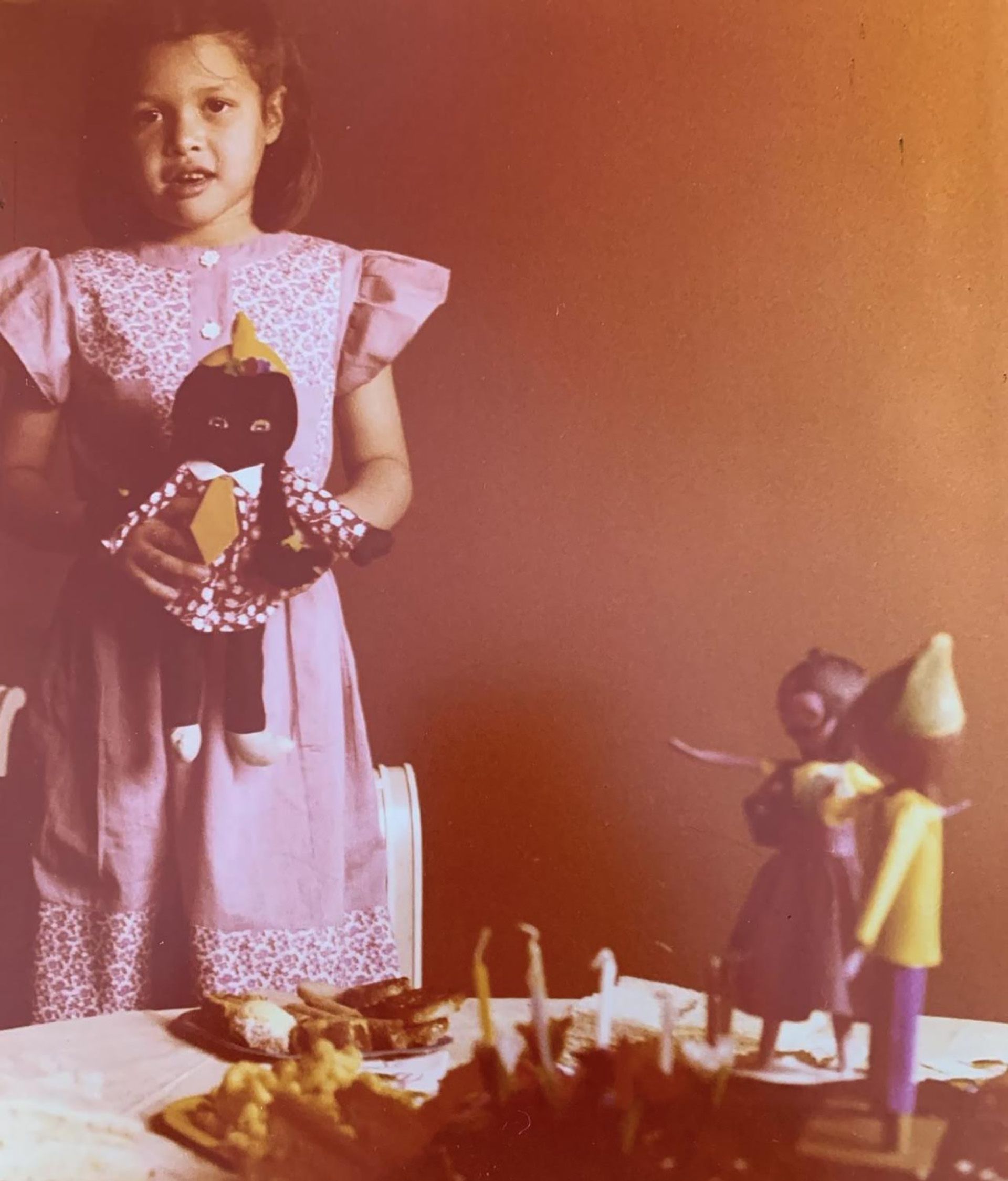 Julieta Ortega en su cumpleaños número 7 (1978)