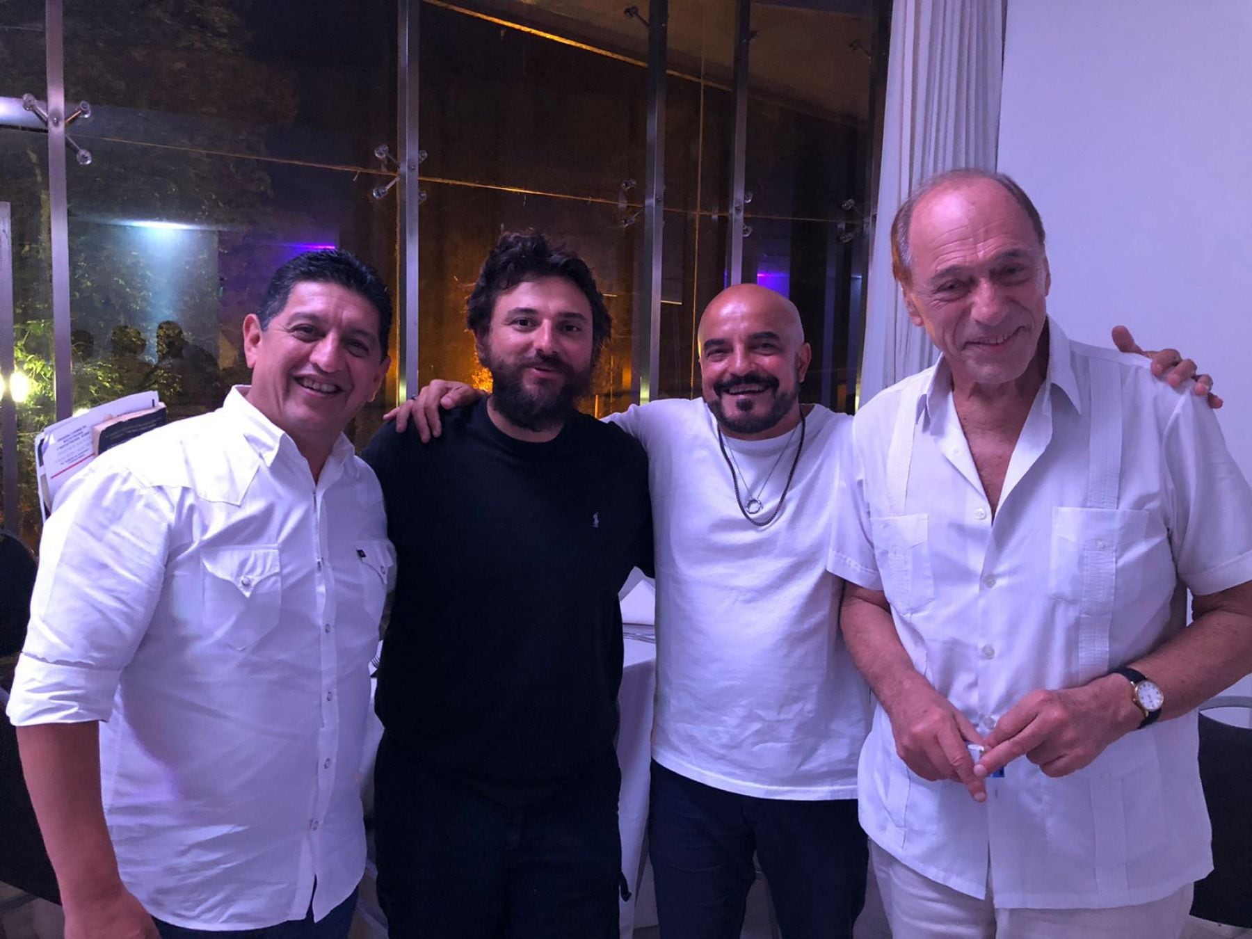 Raúl Eugenio Zaffaroni junto a Roberto Gallardo y Juan Grabois