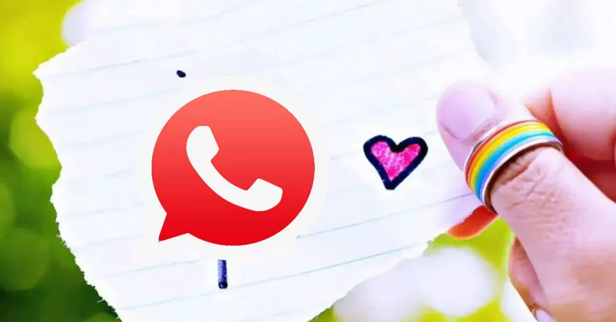 Cómo cambiar el logo de WhatsApp a uno de color rojo, rosa o un corazón rojo por San Valentín. (foto: MovilZona.es)
