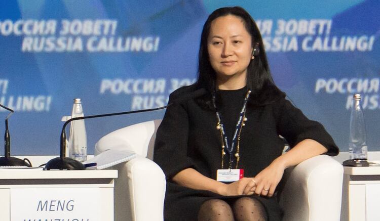 Meng Wanzhou, directora de finanzas de Huawei (REUTERS/Alexander Bibik)