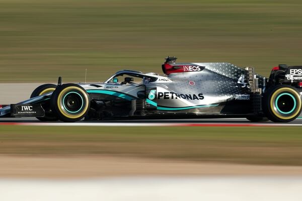 Formula One F1 - Pre Season Testing - Circuit de Barcelona-Catalunya, Barcelona, Spain - February 20, 2020 Mercedes' Lewis Hamilton during testing REUTERS/Albert Gea