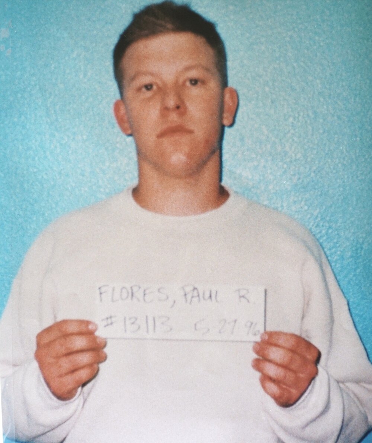 Paul Flores el día de su detención, cuando fue interrogado, el 27 de mayo de 1996, dos días después de la desaparición de Kristin Smart (Departamento de Policía de Arroyo Grande)