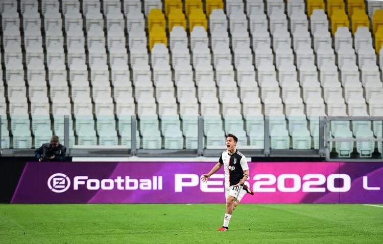 Este domingo, la Juventus le ganó al Inter de Milan un partido sin público (Reuters)