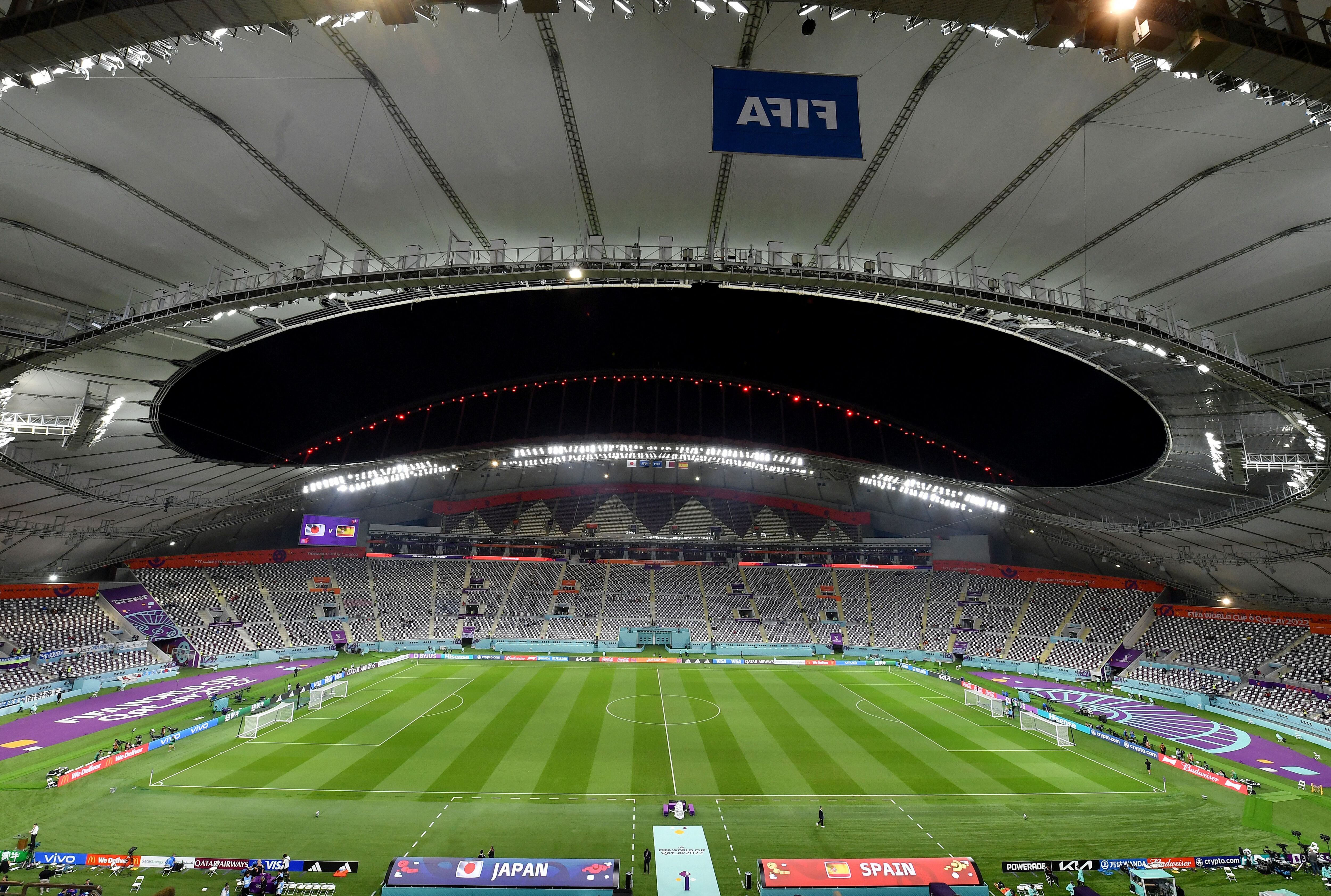 El Khalifa International Stadium es la sede del partido por el 3° puesto del Mundial de Qatar (REUTERS/Jennifer Lorenzini)