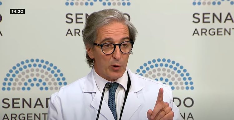 El argentino y director médico del Hospital Austral, Fernando Iúdica inauguró el simposio virtual científico en alianza con la Universidad de Navarra que se transmitió a todo el mundo 