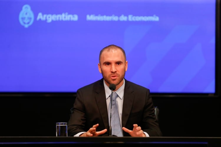 El ministro de Economía argentino, Martín Guzmán. EFE/Juan Ignacio Roncoroni/Archivo 