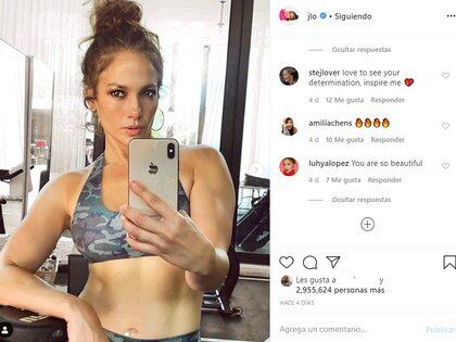Sus seguidores notaron algo extraño en su selfie (Foto: Instagram de Jennifer Lopez)