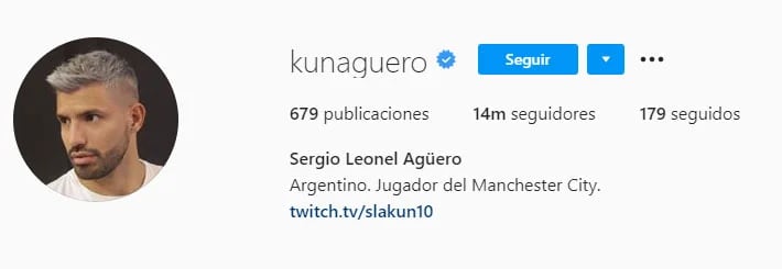 Kun Agüero (Foto: Instagram)