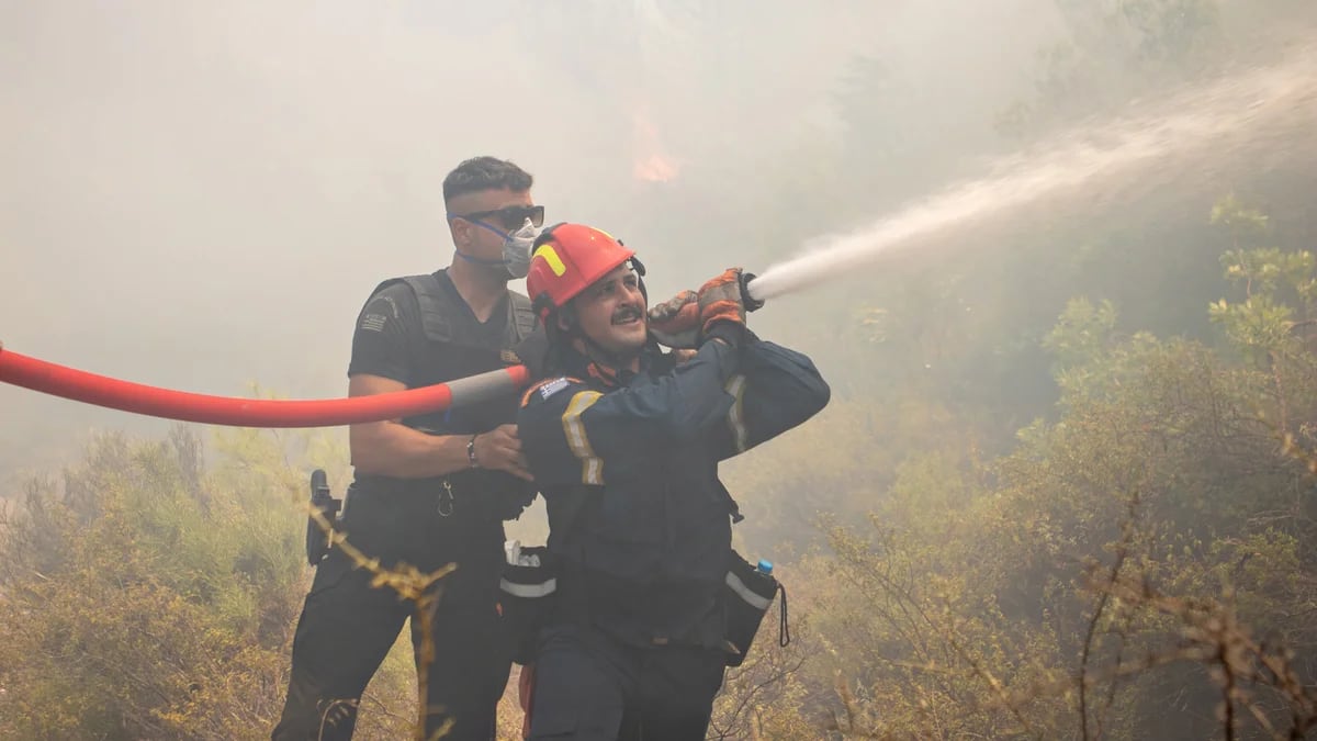 Grecia les otorgará unas vacaciones gratuitas a los turistas que tuvieron que huir del incendio forestal en Rodas en 2023