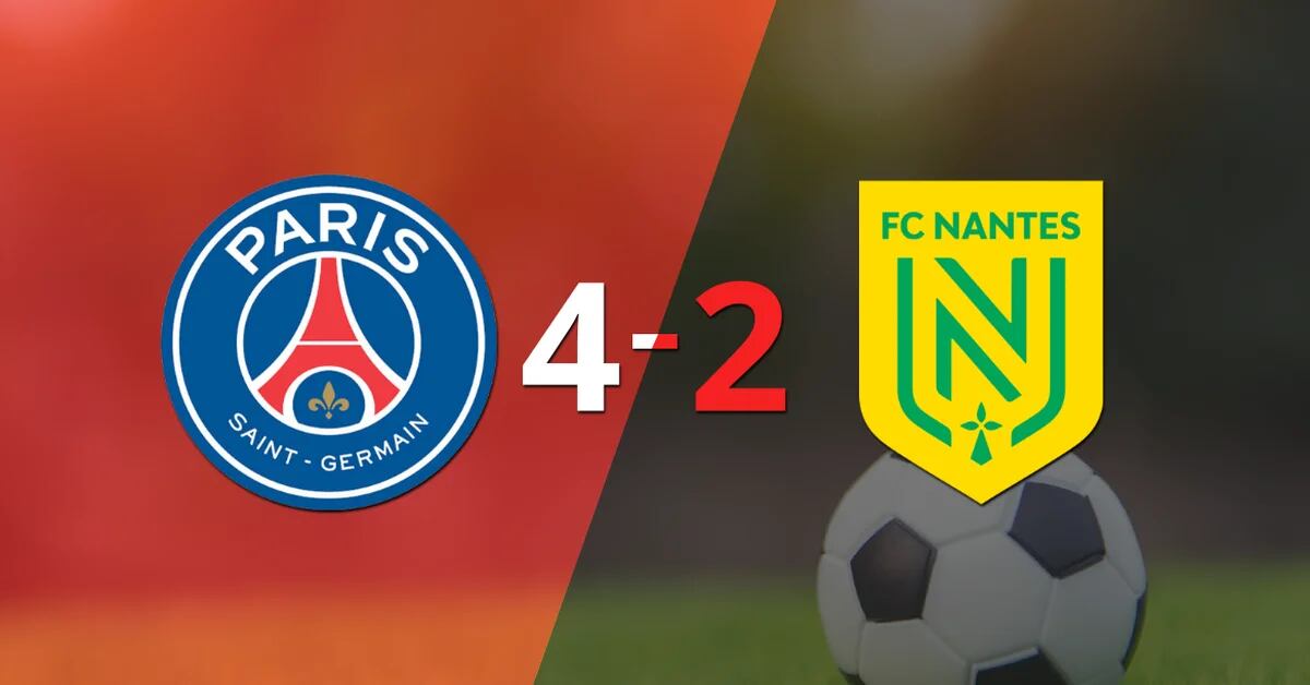 The resounding 4-2 of PSG on Nantes