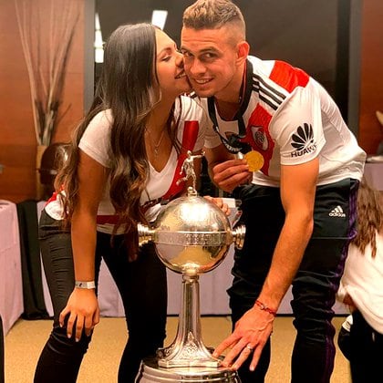 Raphael Santos Bure jugó un papel importante en ganar la Copa Libertadores 2018 (@ anitacaicedoh95)