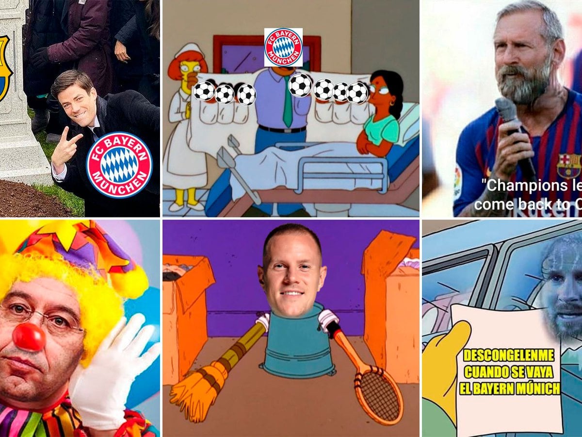 Los Memes De La Goleada Histrica Del Bayern Mnich Sobre Barcelona En La Champions League Infobae
