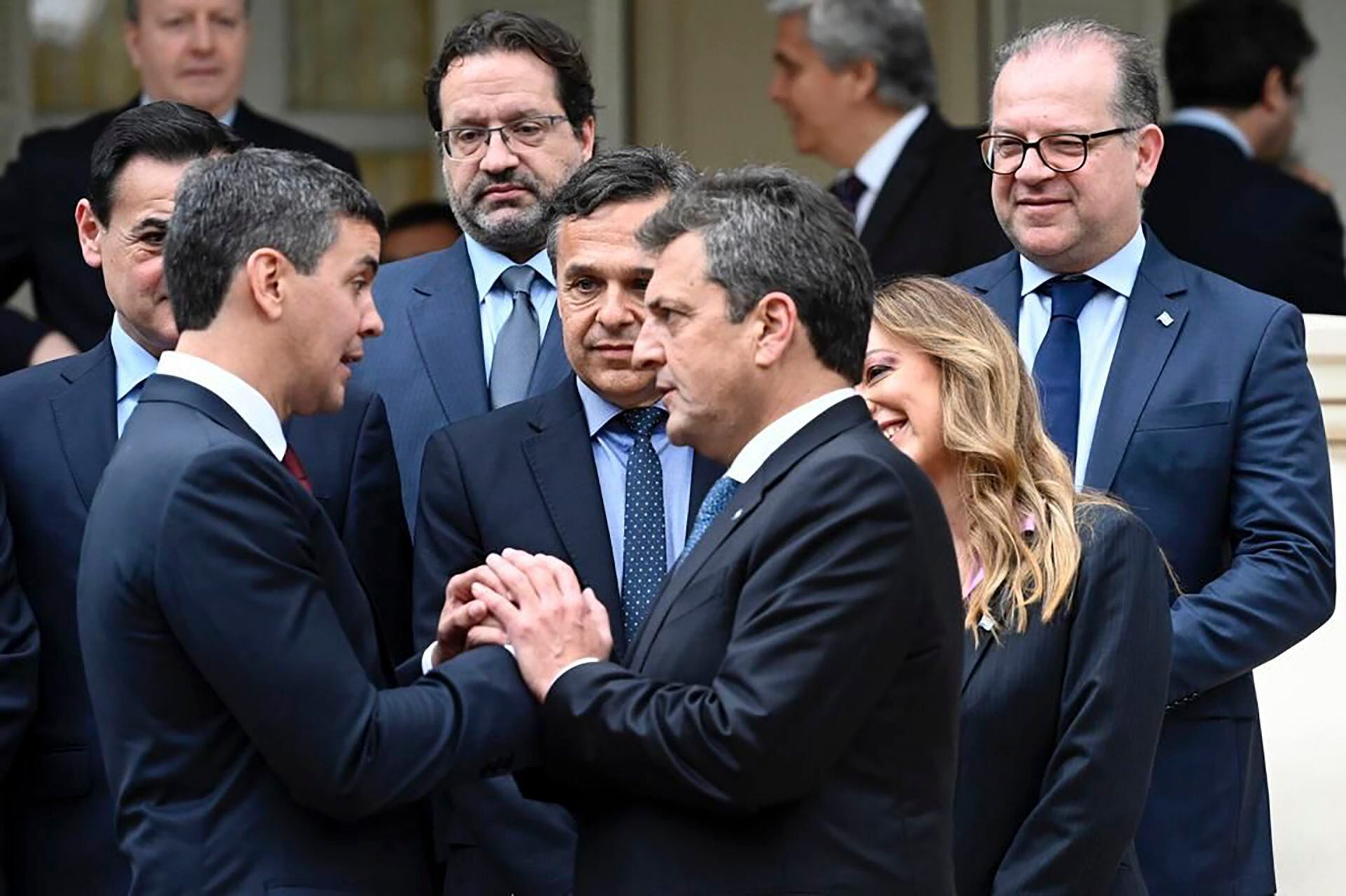 Sergio Massa y el presidente de Paraguay Peña