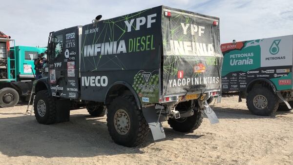 El camión de Federico Villagra, el argentino que busca hacer historia en el Dakar