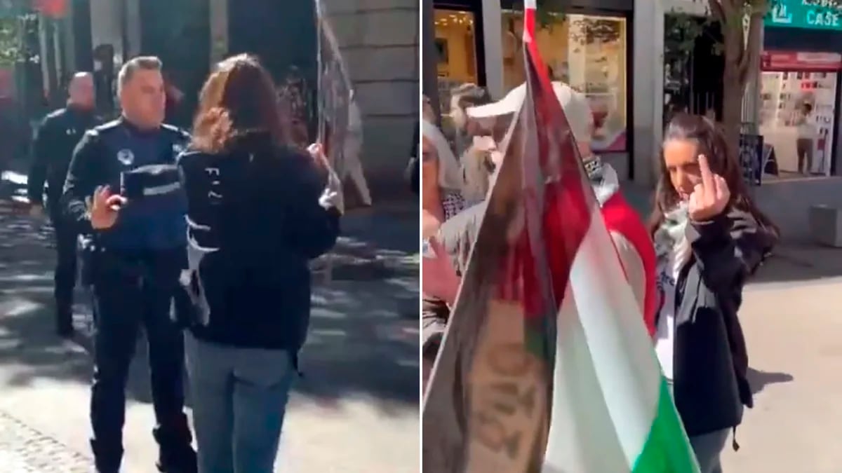 Detenida por una agresión antisemita en una manifestación pro Palestina en Madrid: “¡Puta, puta!”