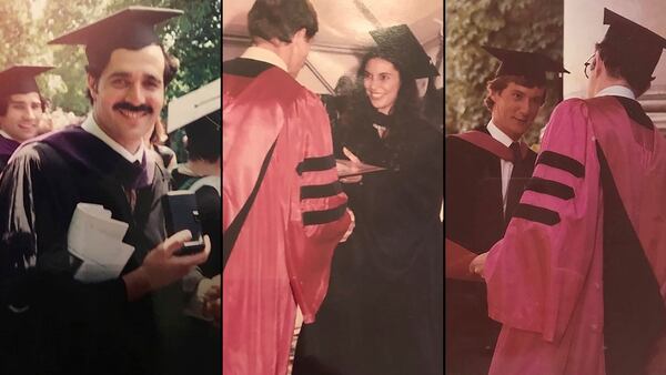 Hugo Carranza, Adriana Batan de Rocca y Alan Arntsen, tres graduados de Harvard