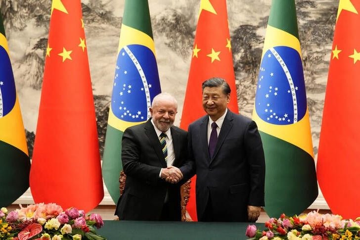 Lula también se ha visto con el líder de China, Xi Jinping, en más de una oportunidad este año (Ken Ishii/Pool via REUTERS)