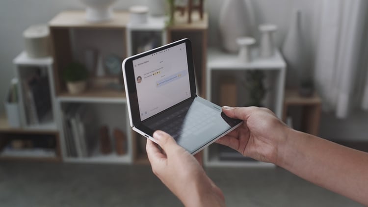 El Surface Duo es la nueva apuesta de Microsoft para recolocarse en el mercado de los smartphones (Foto: Microsoft)