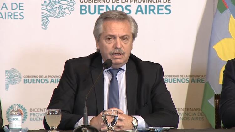 El presidente Alberto Fernández encabezó un acto en la planta de la empresa Toyota, en la localidad bonaerense de Zárate.