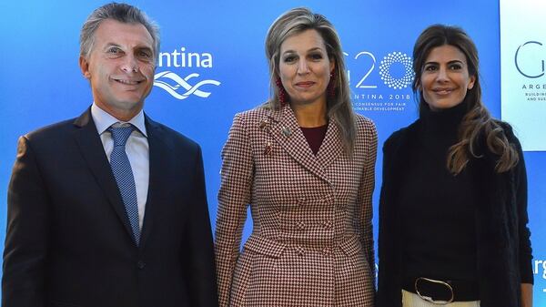 La reina MÃ¡xima junto a Mauricio Macri y Juliana Awada (Presidencia)
