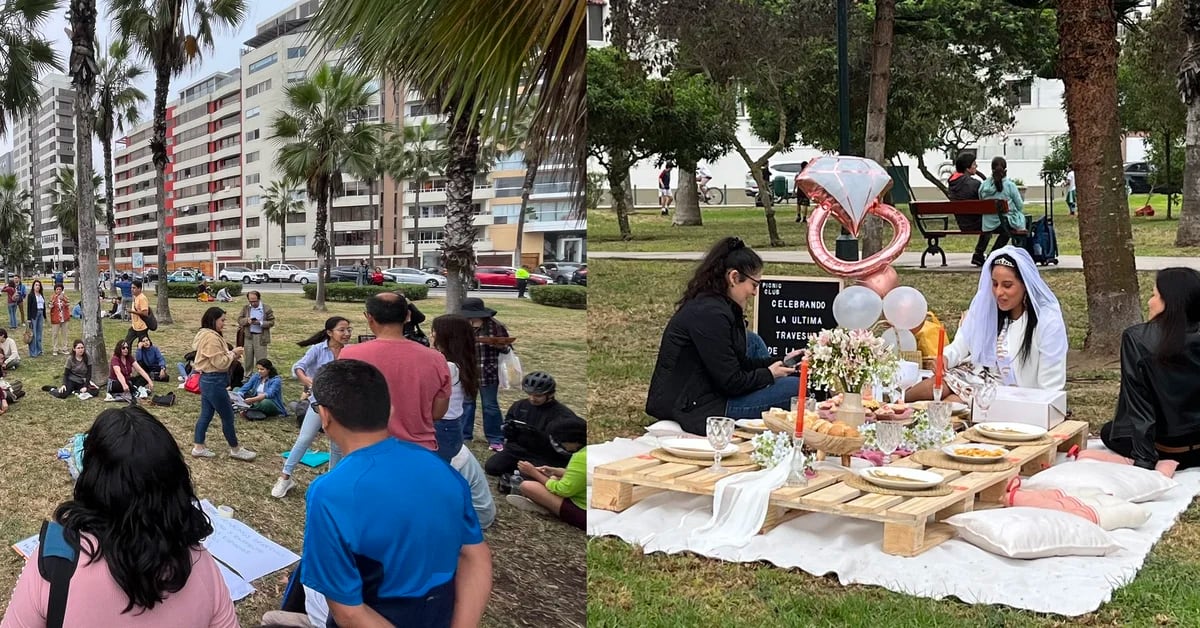 A bachelorette party, tai chi and more at a big picnic against municipal restrictions in Miraflores