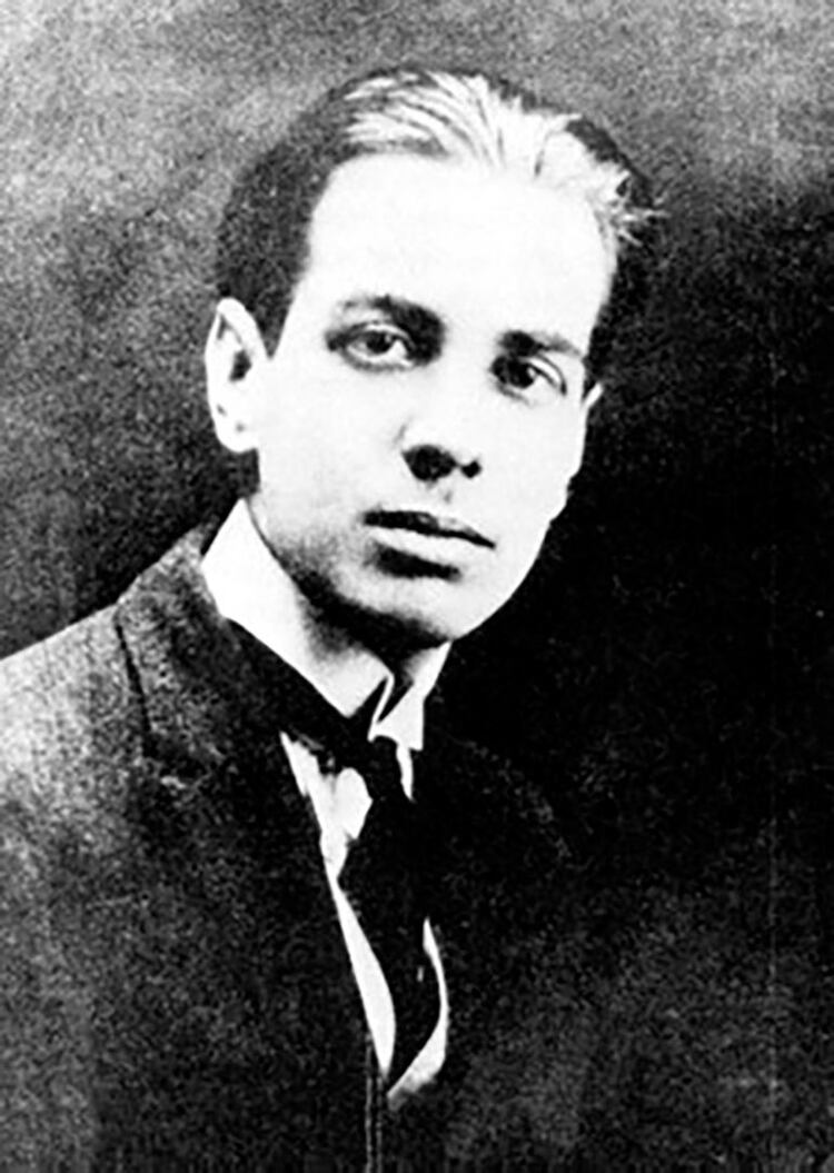 El joven Borges, en 1921