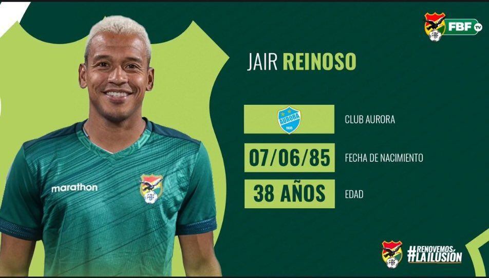 Jair Reinoso, de 38 años, ha sido llamado por primera vez a la selección de Bolivia. - Crédito: FBF.
