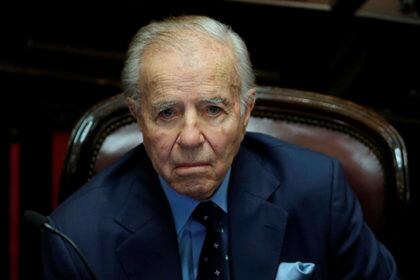 Carlos Menem falleció este domingo a los 90 años  (EFE/Archivo)
