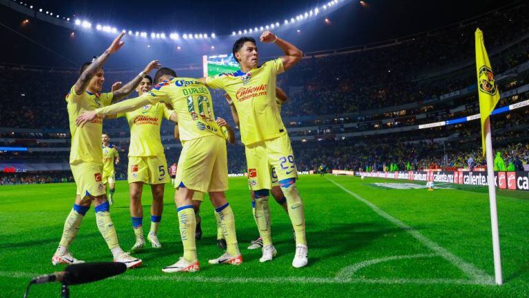 Las Águilas golearon en casa al Rebaño 4 a 0, con doblete de Diego Valdés, un tanto de Brian Rodríguez y un gol más de Alejandro Zendejas. (Club América - Twitetr)